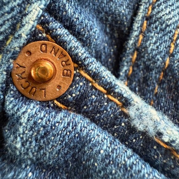 Lucky Brand Women's Straight Leg Jeans - Dark Blue - Picture 10 of 16